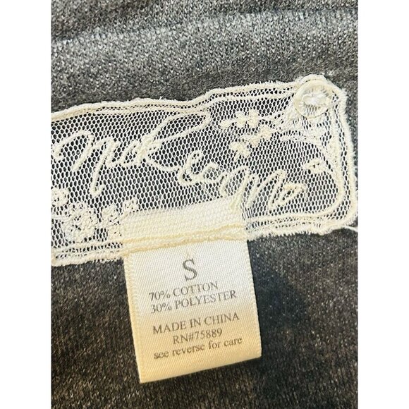 Anthropologie Nick & Mo Textured Lace Jacket Womens Size Small Zipper Closure - Picture 2 of 14